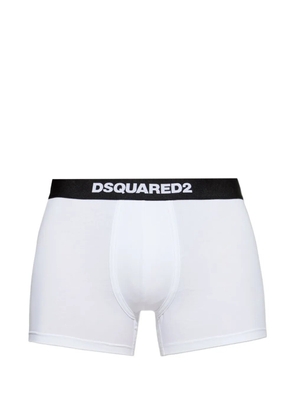 DSQUARED2 logo-waistband briefs - White