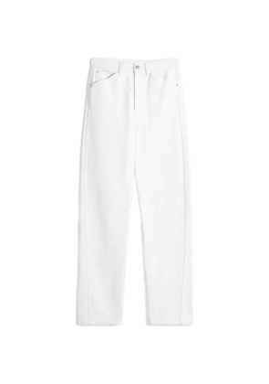 LEMAIRE five pockets twisted jeans - White