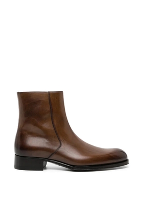 TOM FORD Edgar zipped boots - Brown