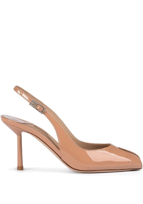 Le Silla 80mm Clivage pumps - Neutrals