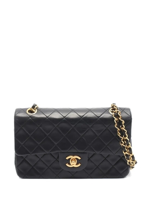 CHANEL Pre-Owned 1989-1991 flap chain shoulder bag - Black