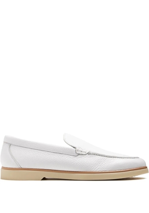 Magnanni leather loafers - White