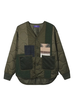 aftermaths quilted padded jacket - Green