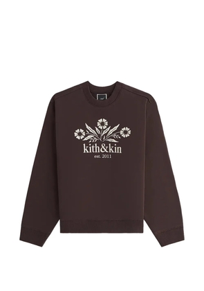 KITH Kith & Kin bellflower crewneck sweatshirt - Brown
