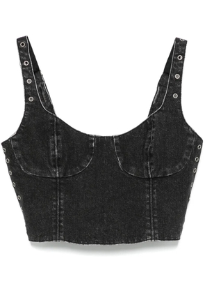Ksubi Dauphine crop top - Black