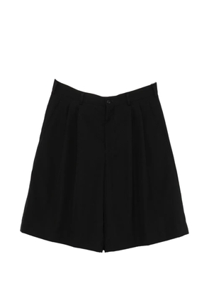 Comme Des Garçons wool shorts - Black