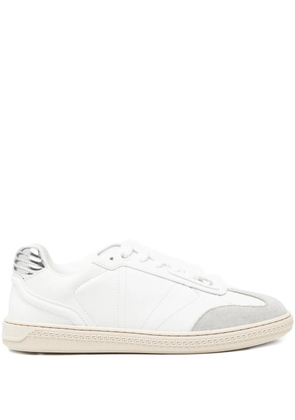 Versace logo-plaque sneakers - White