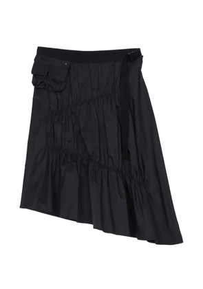 3.1 Phillip Lim ruffles pocket-detail asymmetric skirt - Blue