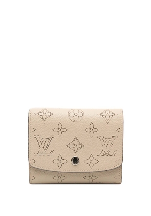 Louis Vuitton Pre-Owned 2018 Monogram Mahina Iris Compact Wallet coin pouch - Brown