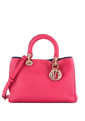 Christian Dior Pre-Owned Diorissimo Pebbled Leather Medium tote bag - Pink