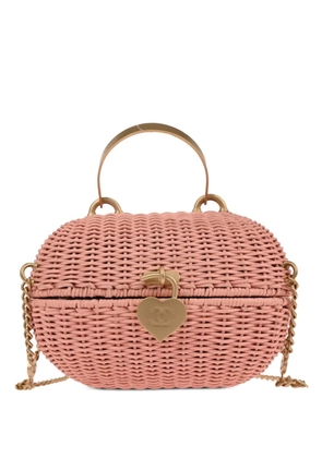CHANEL Pre-Owned 2004-2005 heart-embellishment tote bag - Pink