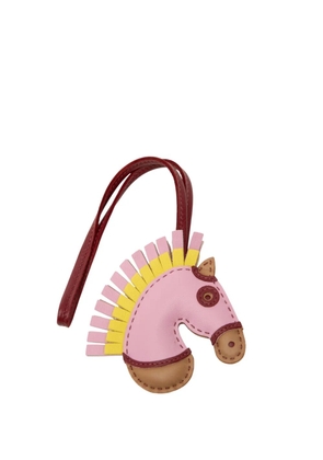 Hermès Pre-Owned 2022 Milo Geegee Camail Bag Charm key chain - Red