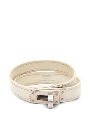 Hermès Pre-Owned 2005 Kelly Double Tour leather bracelet - Neutrals