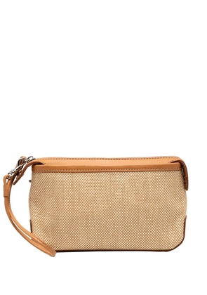 Burberry Pre-Owned 2000-2017 Canvas Wristlet clutch bag - Brown