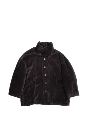 Ziggy Chen funnel-neck classic duvet - Brown