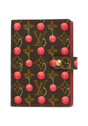 Louis Vuitton Pre-Owned 2005 cherry-print notebook cover - Brown