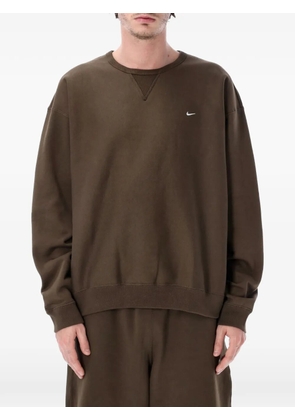 Nike Solo Swoosh crew-neck sweatshirt - Brown