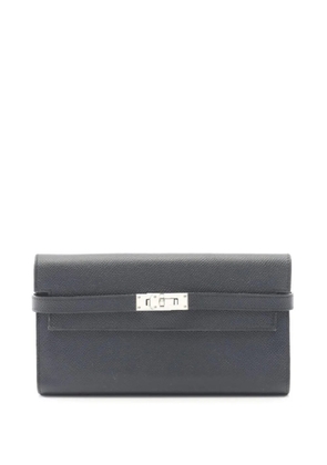 Hermès Pre-Owned 2017 Kelly bi-fold leather wallet - Blue