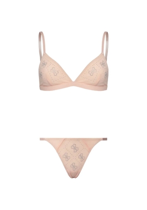 GUESS USA embellished underwear set - Pink