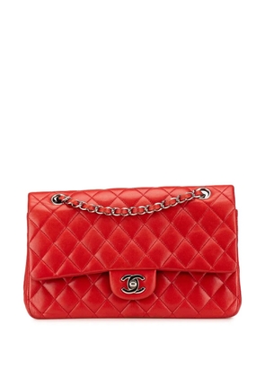CHANEL Pre-Owned 2009-2010 Medium Classic Lambskin Double Flap shoulder bag - Red