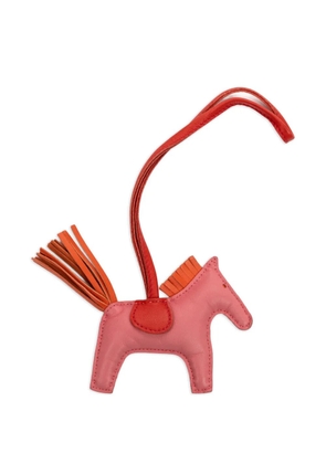 Hermès Pre-Owned leather horse charm - Pink