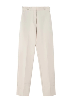 Lanvin belted turn-up trousers - Neutrals