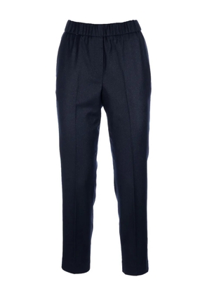 Peserico elastic-waist trousers - Blue