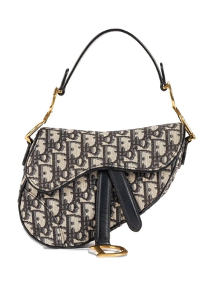 Christian Dior Pre-Owned Saddle monogram shoulder bag - Blue