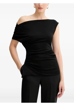 BOSS Etrima2 one-shoulder top - Black