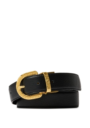 Lancel 30mm reversible adjustable ardillon belt - Black