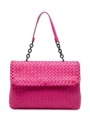 Bottega Veneta Pre-Owned 2012-2025 Medium Nappa Intrecciato Olimpia shoulder bag - Pink