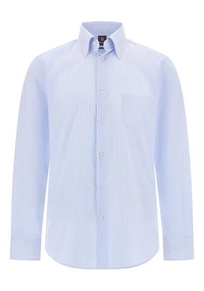 Boggi Milano checked cotton shirt - Blue