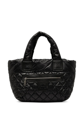 CHANEL Pre-Owned 2011 Small Quilted Nylon Coco Cocoon tote bag - Black