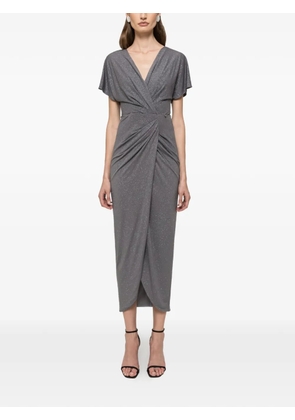 NISSA V-neck maxi dress - Grey