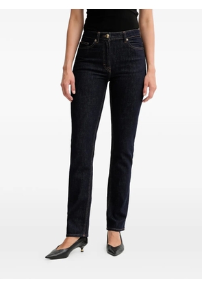 LUISA SPAGNOLI Omlette logo-plaque five-pockets jeans - Blue