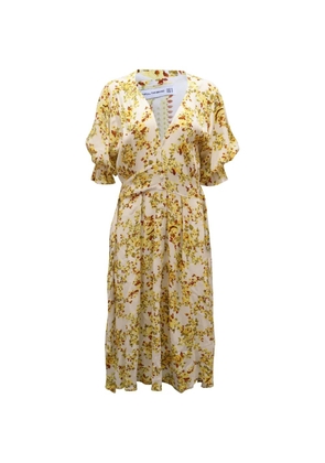 Faithfull the Brand Rafa floral-print puff-sleeve dress - Neutrals