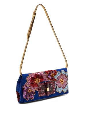 Tom Ford Pre-Owned medium Natalia sequin shoulder bag - Blue