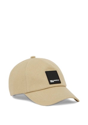 Karl Lagerfeld Jeans box logo cap - Neutrals