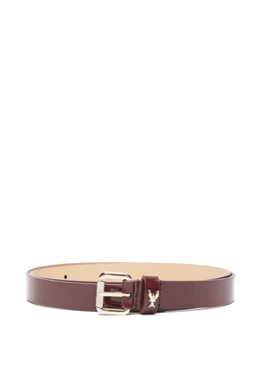 Patrizia Pepe glossy low-waisted belt - Red