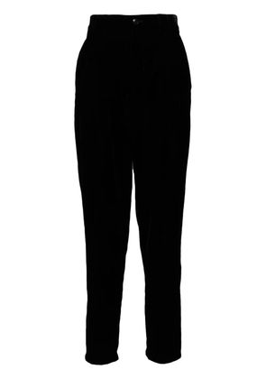 Giorgio Armani velvet trousers - Black