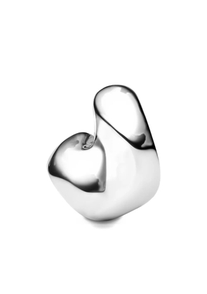 Maria Black Saddle Earring Small - Silver