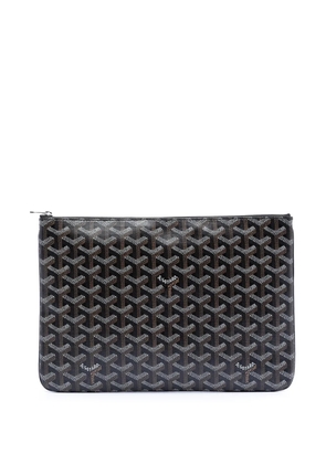 Goyard Pre-Owned 2017 Goyardine Senat MM clutch bag - Black