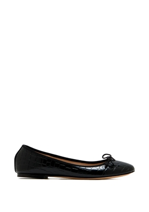 HOUSE OF BALLERINAS Chloe bow-detail ballet flats - Black