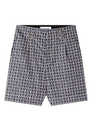 Lanvin patterned shorts - Blue