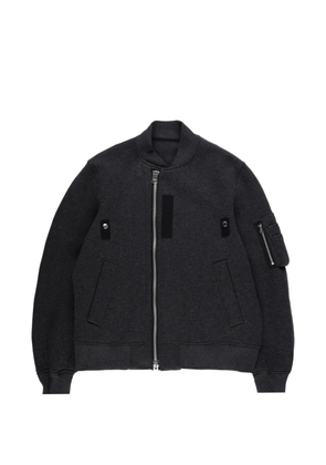 sacai zip-up jacket - Grey