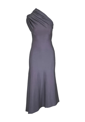 KHAITE one-shoulder ruched dress - Grey