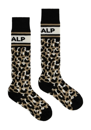 Fusalp leopard-print socks - Neutrals