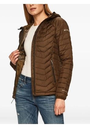 Columbia quilted hooded puffer jacket - Brown