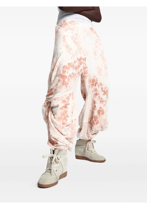 One Teaspoon draped snakeskin-print trousers - Neutrals