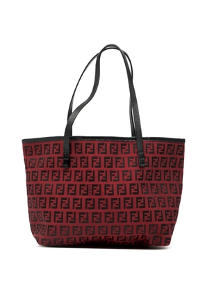 Fendi Pre-Owned 2000-2010 Zucchino Canvas Roll tote bag - Red